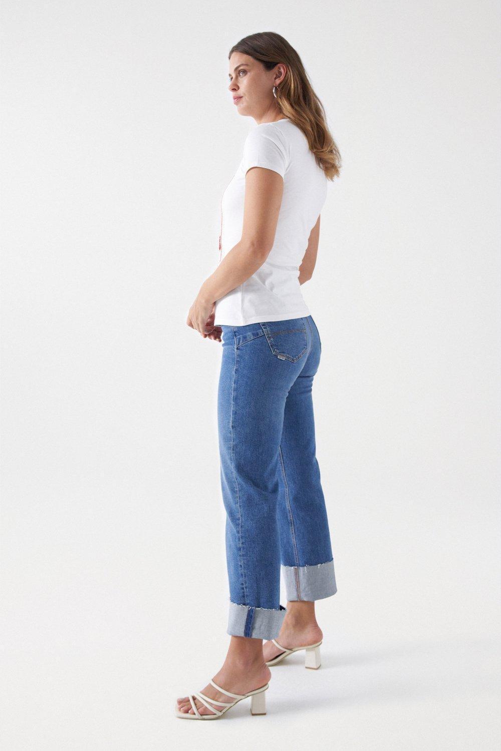 Floral Print T-Shirt, Pearl, large image number 2