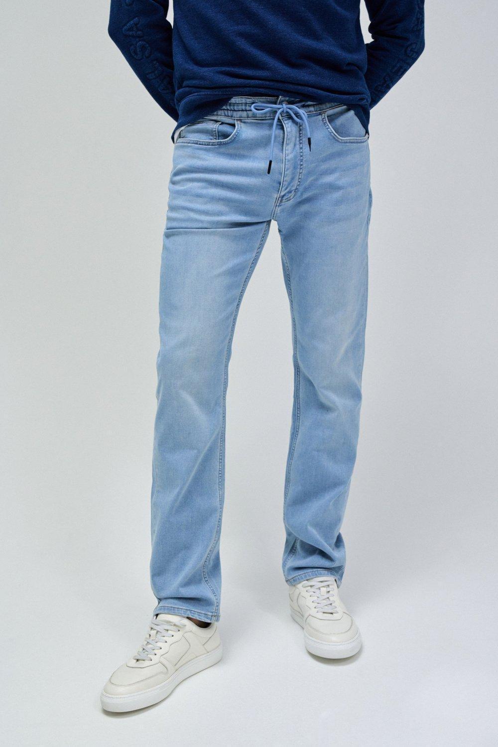 Blue REGULAR JOGGER S-ACT ICE BLEACH, , large image number 0