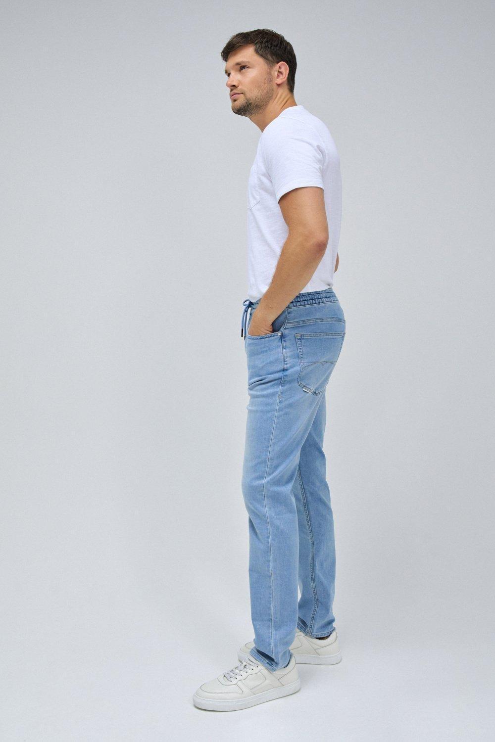 Blue REGULAR JOGGER S-ACT ICE BLEACH, , large image number 2