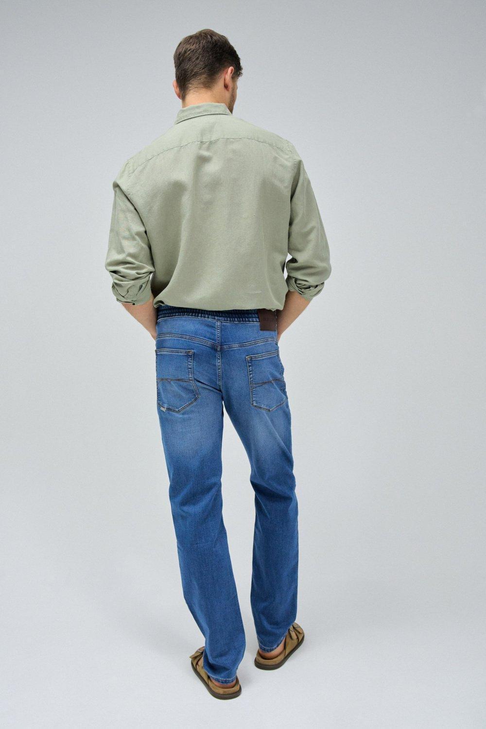 Blue REGULAR JOGGER S-A MEDIUM LIGHT, , large image number 3