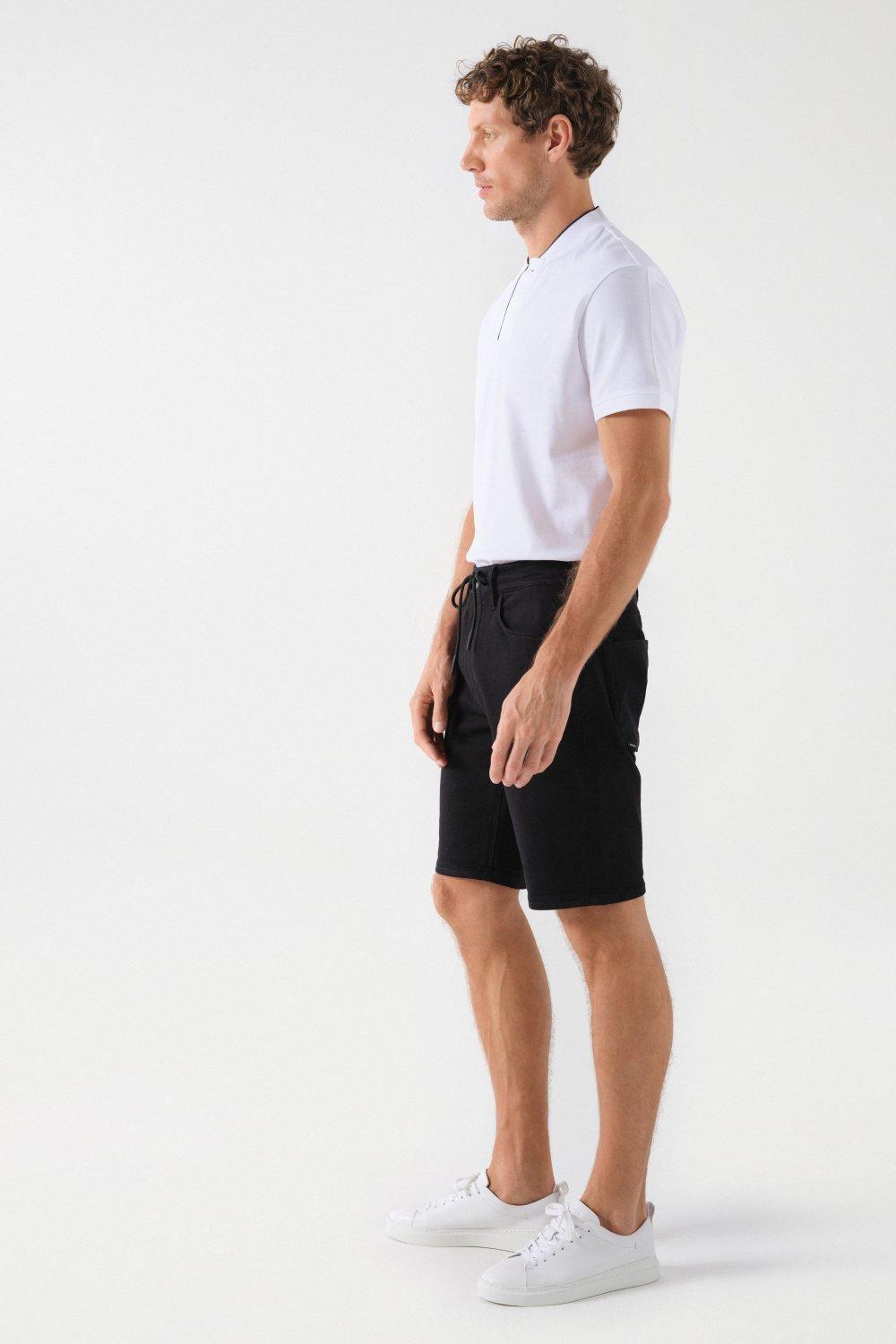 Black Low Waist Shorts, , large image number 2