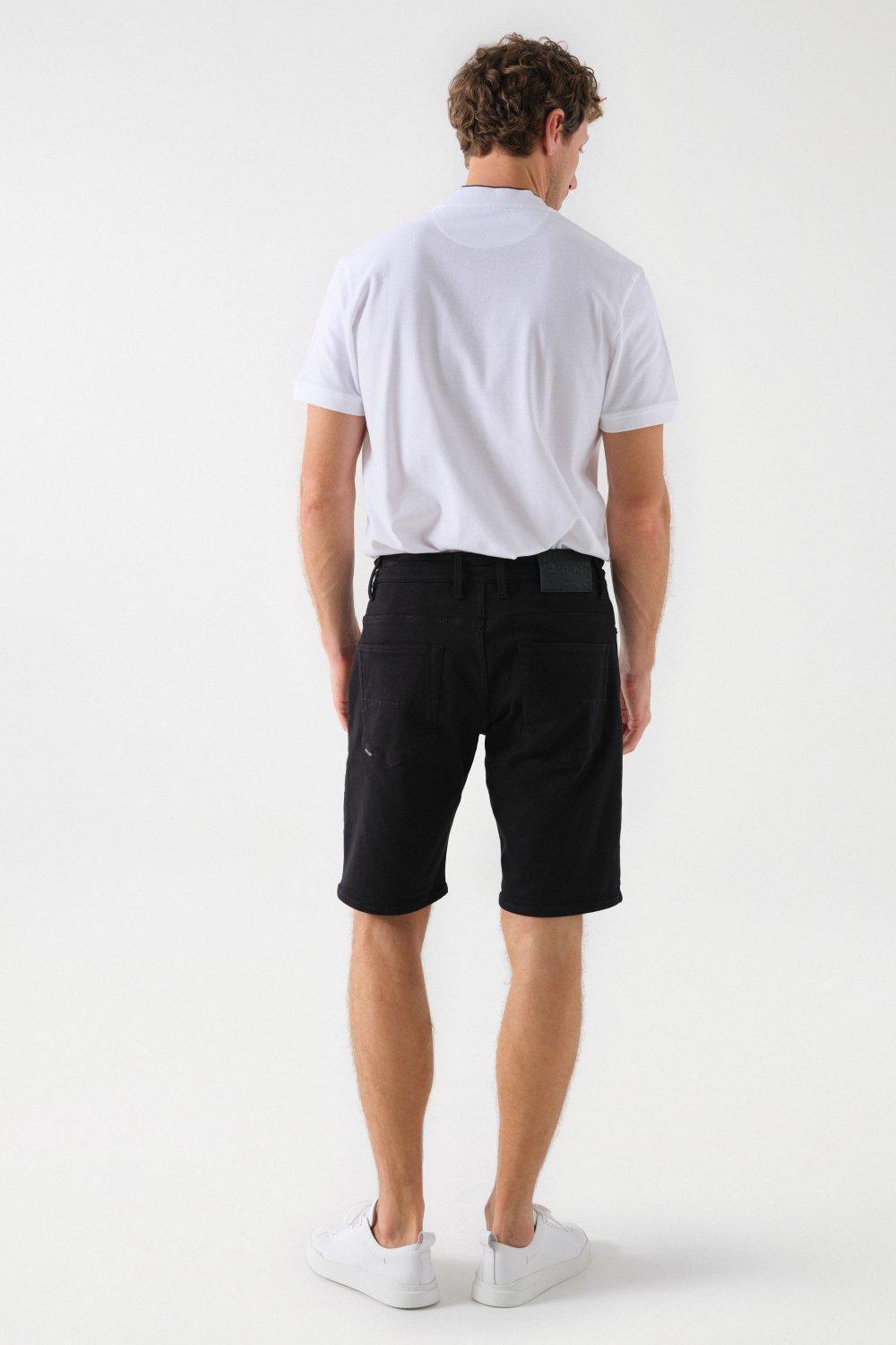Black Low Waist Shorts, , large image number 3