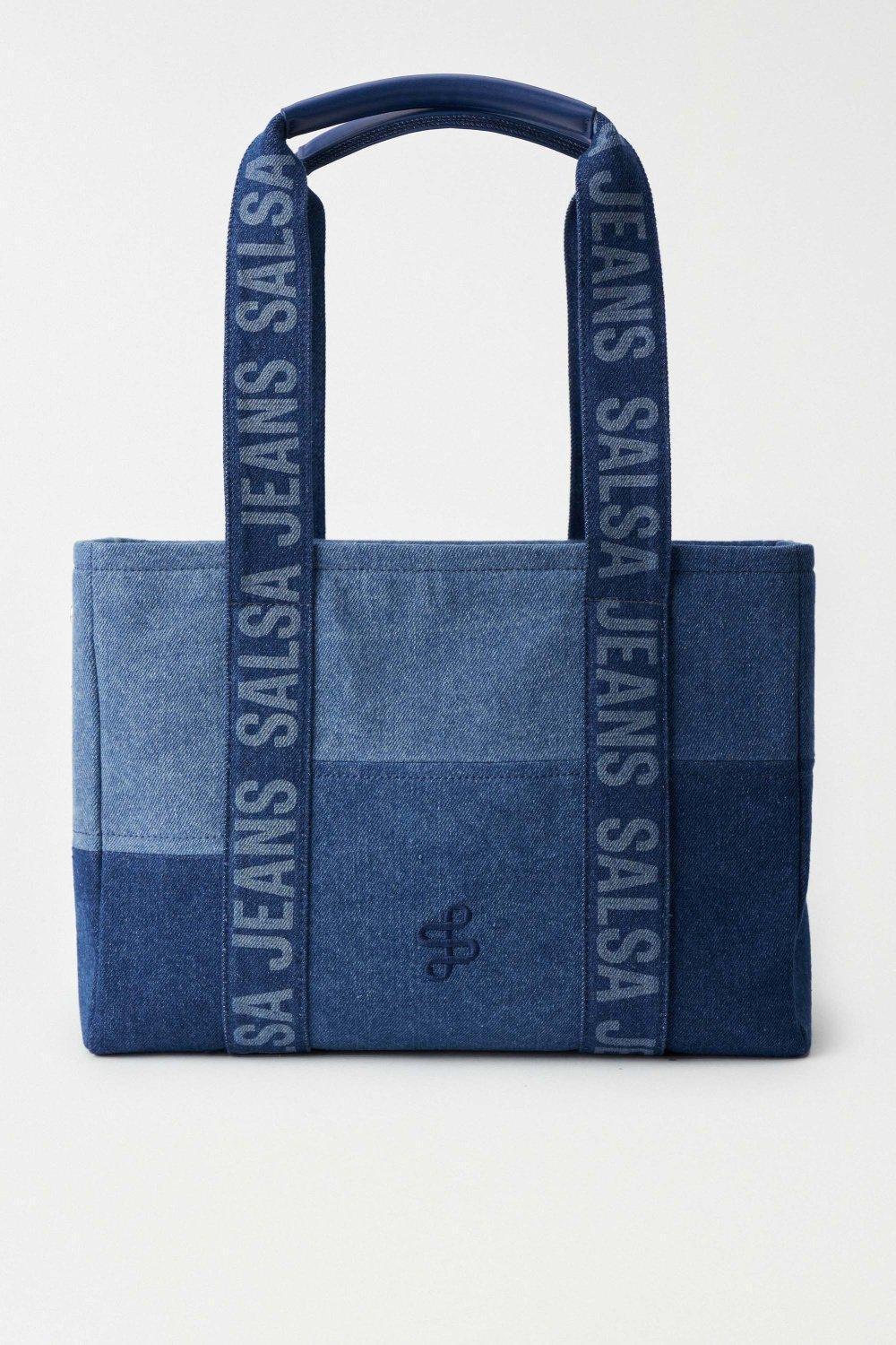 Blue Woven Handmade Tote, 2101_852, large image number 0