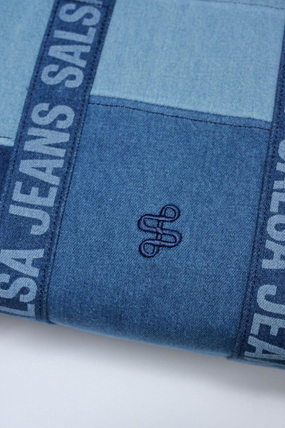 Denim Tote Bag, 2101_852, large image number 1