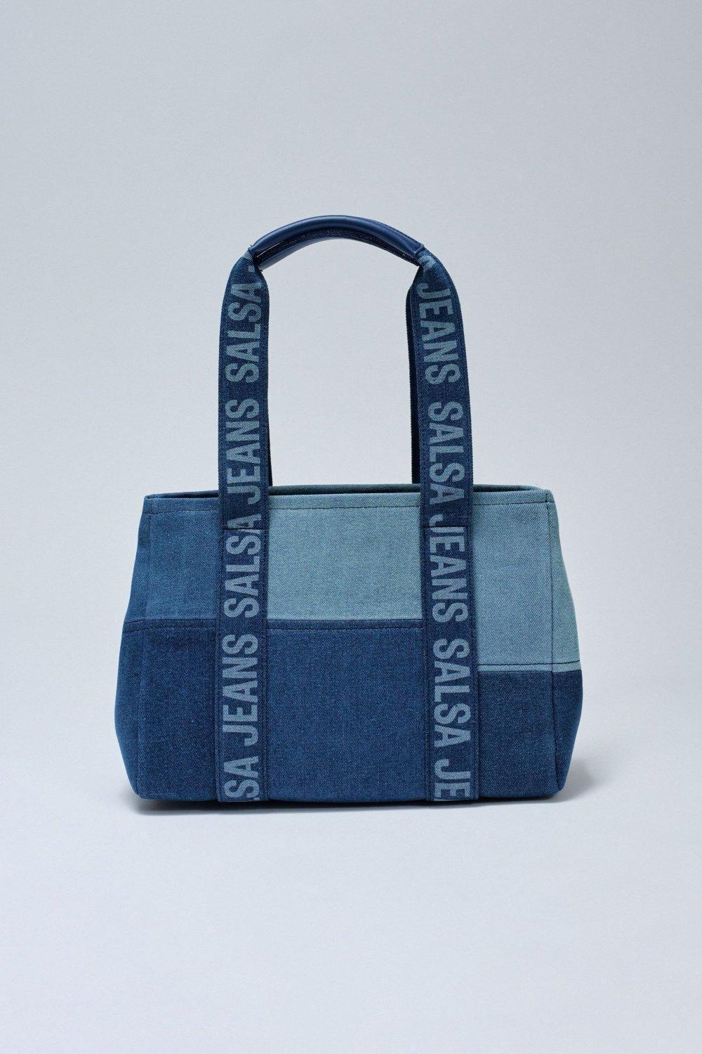 Denim Tote Bag, 2101_852, large image number 3