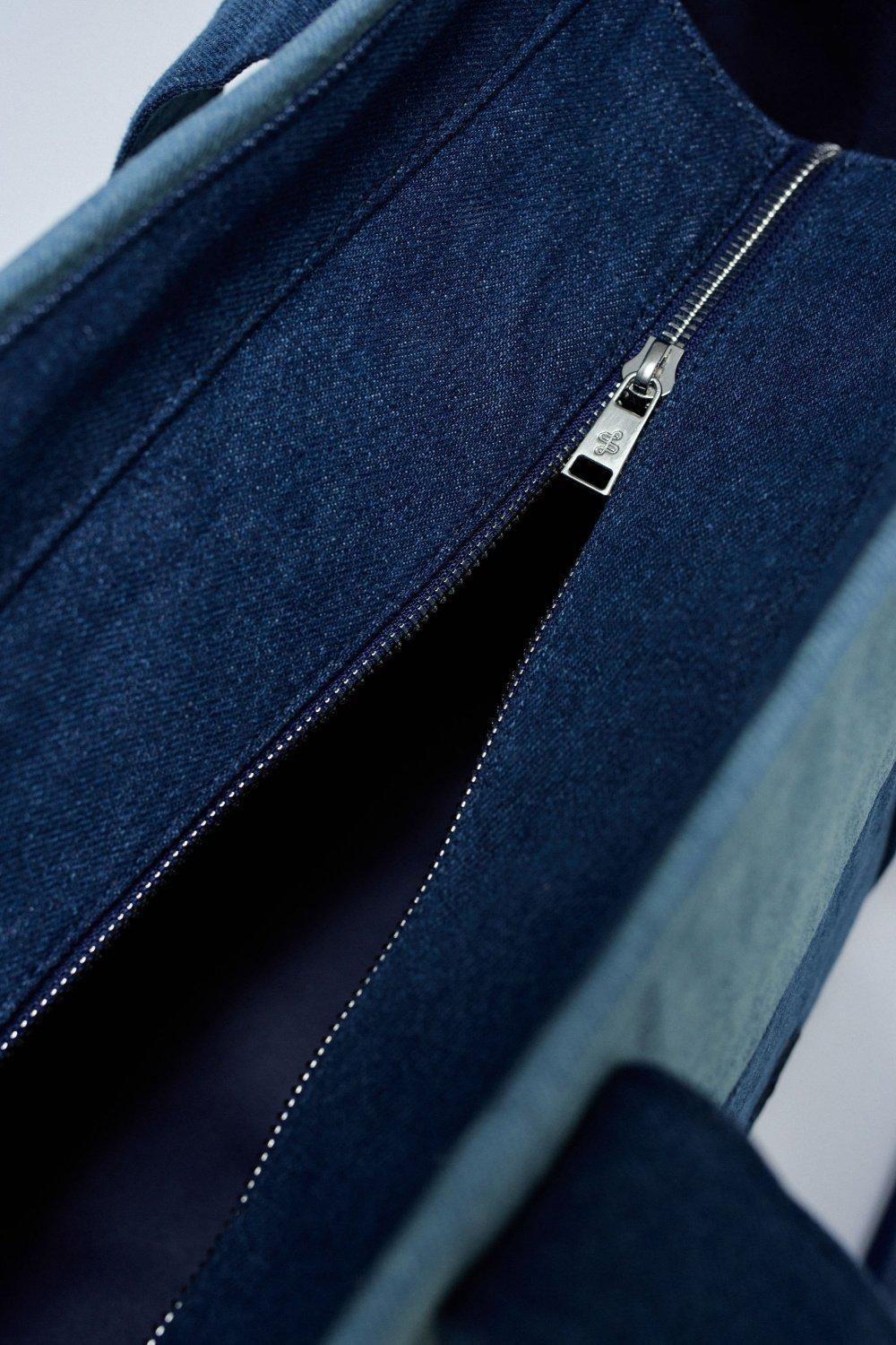 Denim Tote Bag, 2101_852, large image number 4