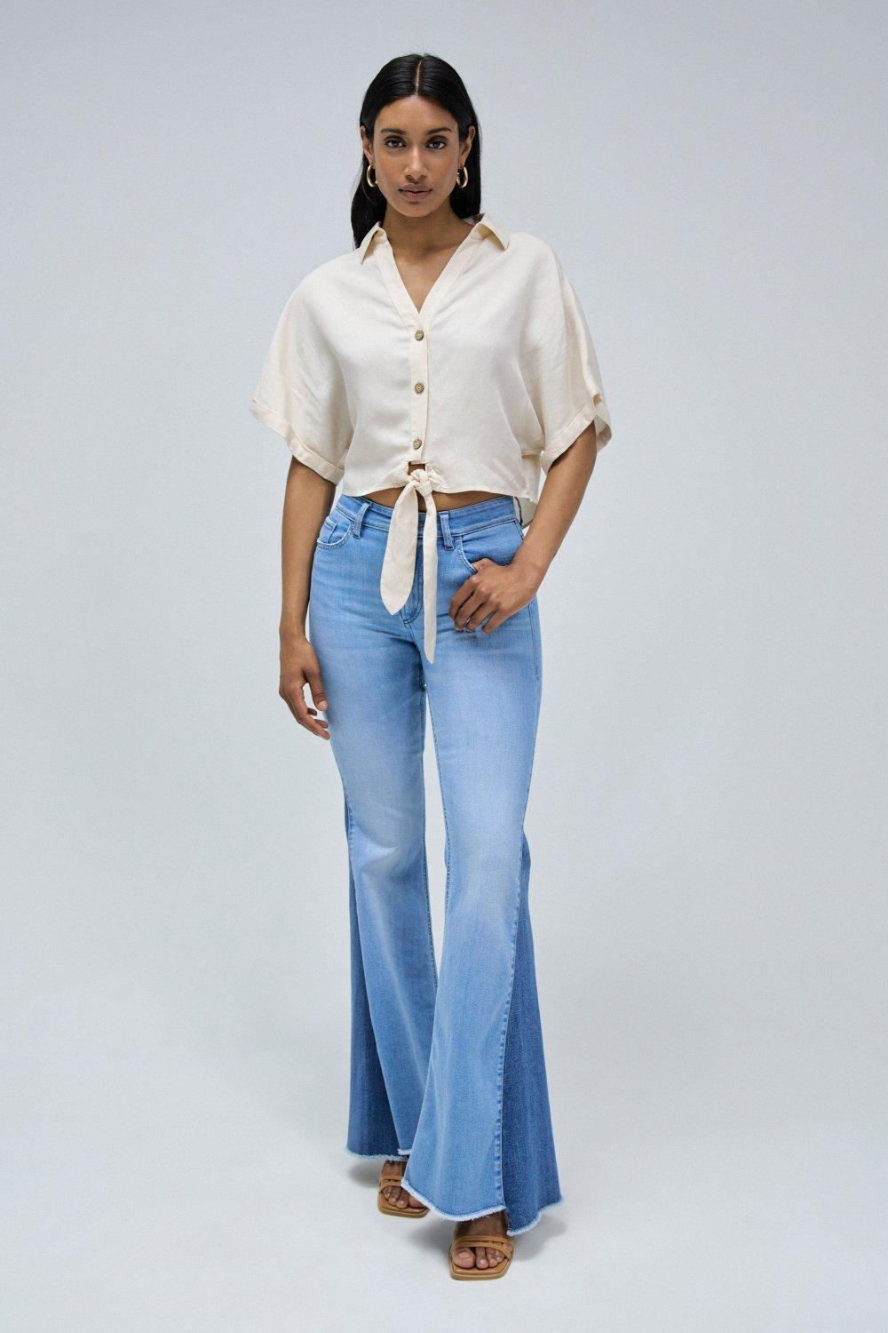 Blue ed Denim Flare, , large image number 1