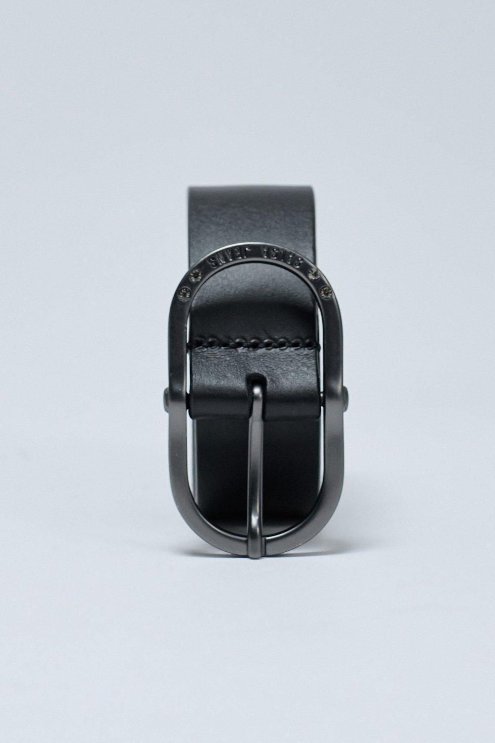 Leather Belt&nbsp;, Black, large image number 1