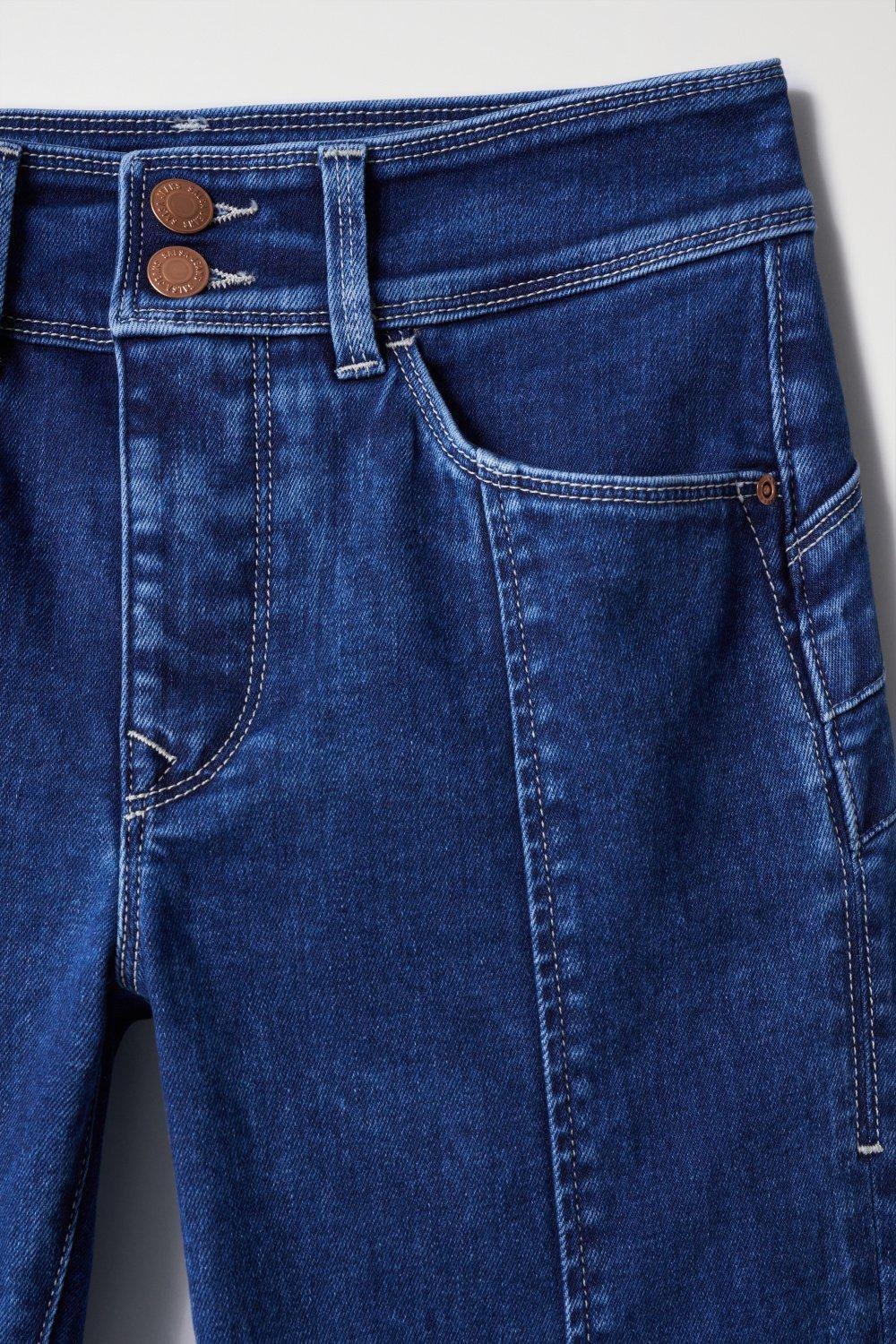 Exclusive Edition Push In Bootcut Jeans, Blue, large image number 1