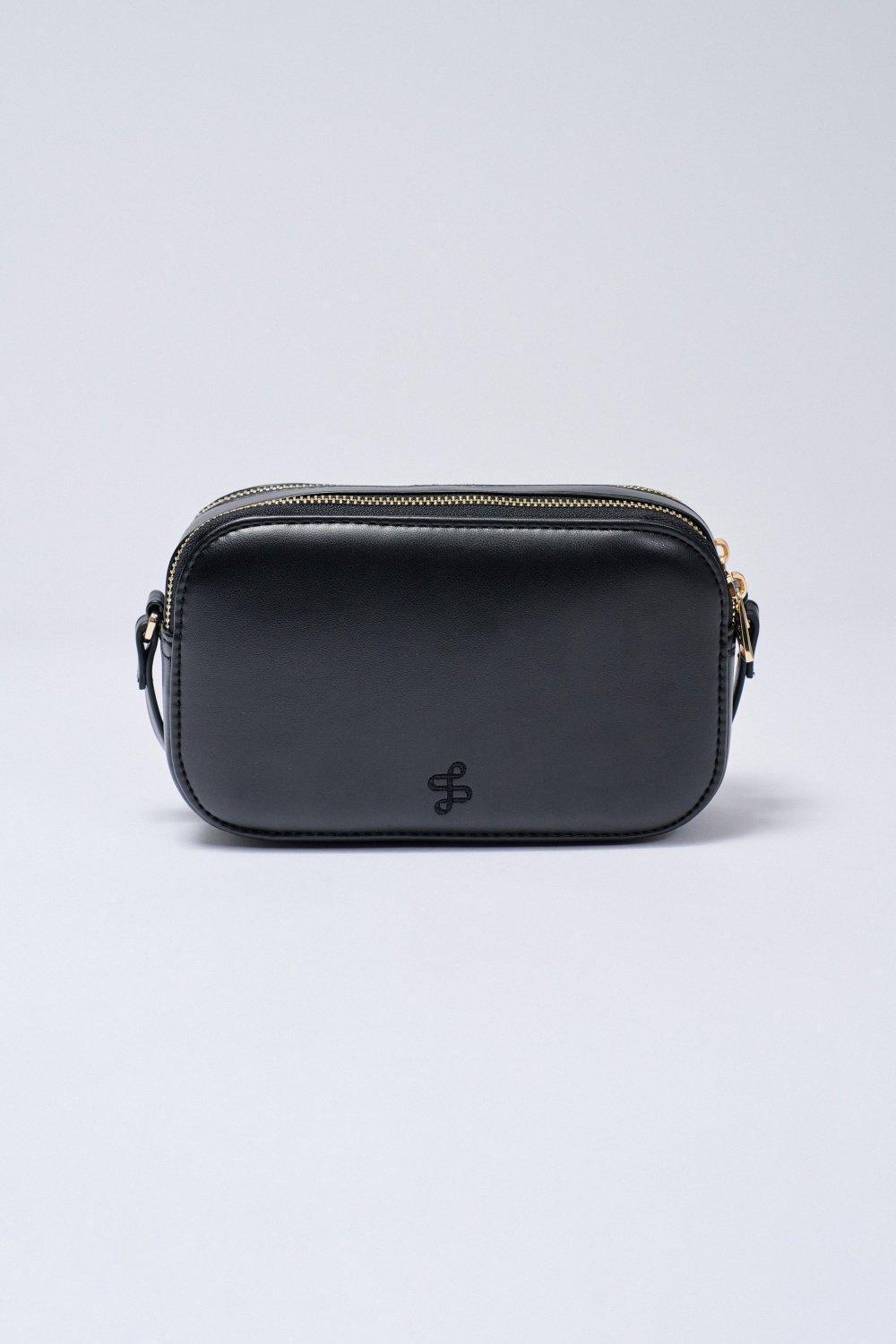 Black Quilted Handmade Crossbody Bag, 2101_000, large image number 3