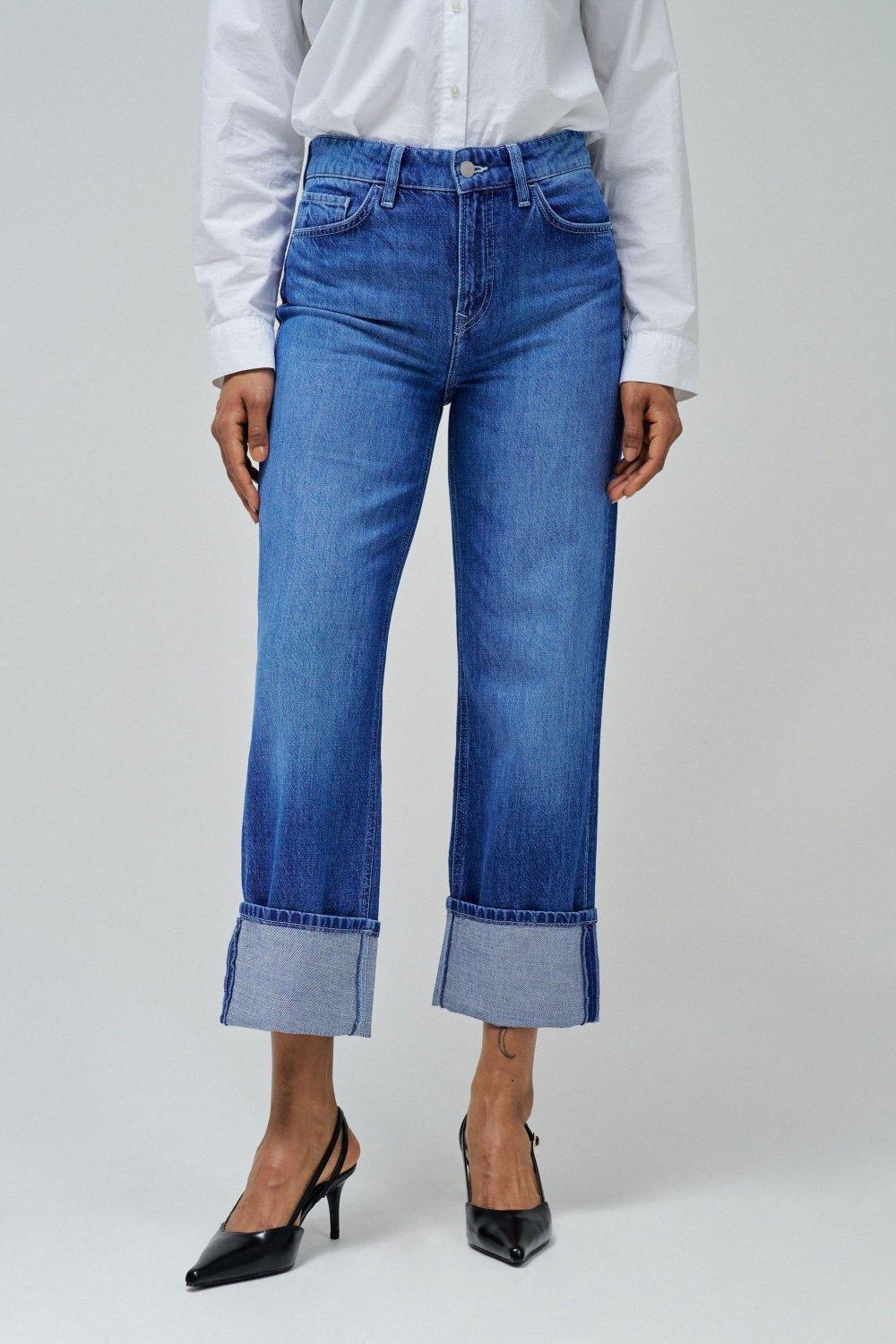 Blue ed Denim Cropped, , medium