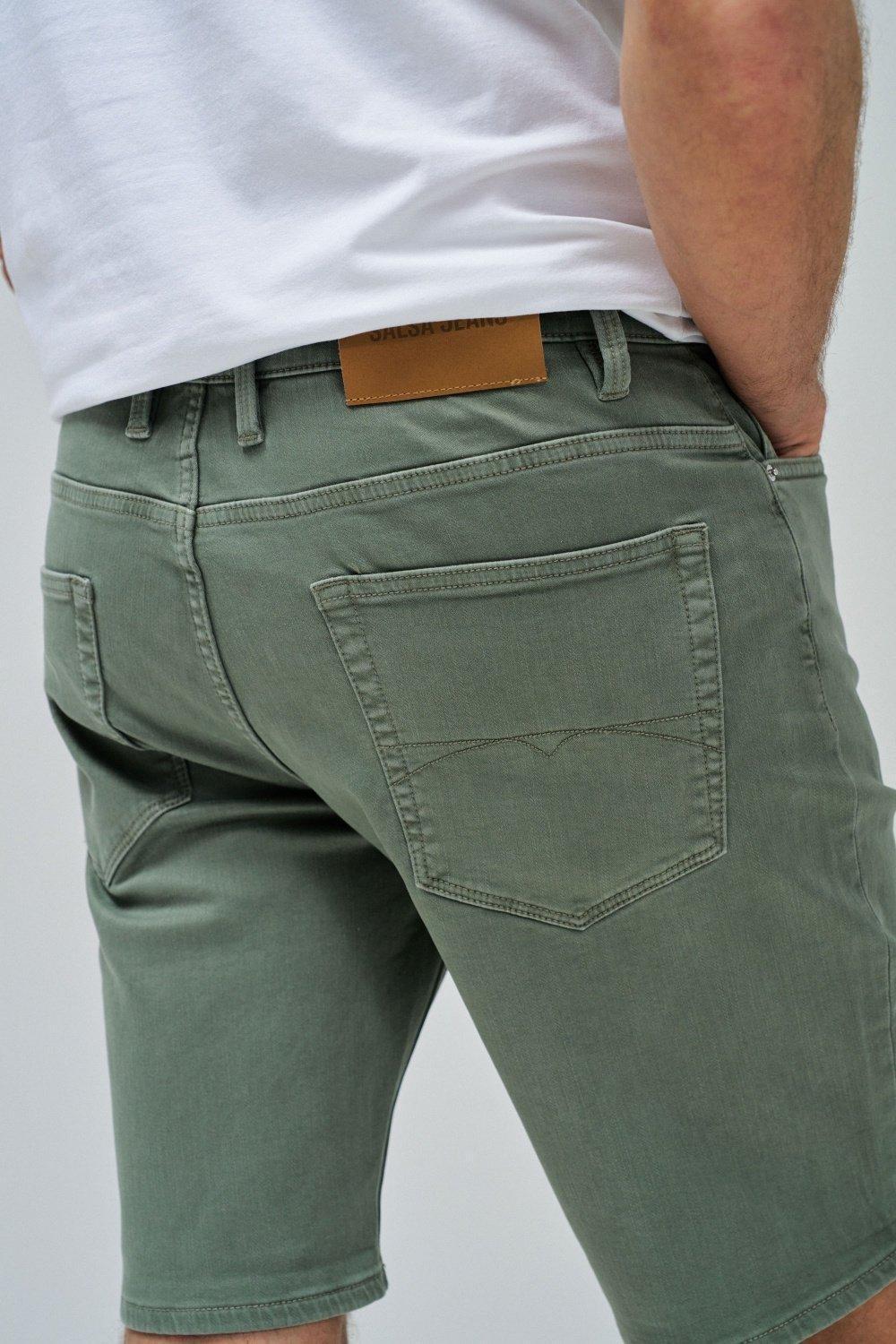 GREEN REGULAR S-ACTIV SHORTS WITH DRAWSTRING, , large image number 4