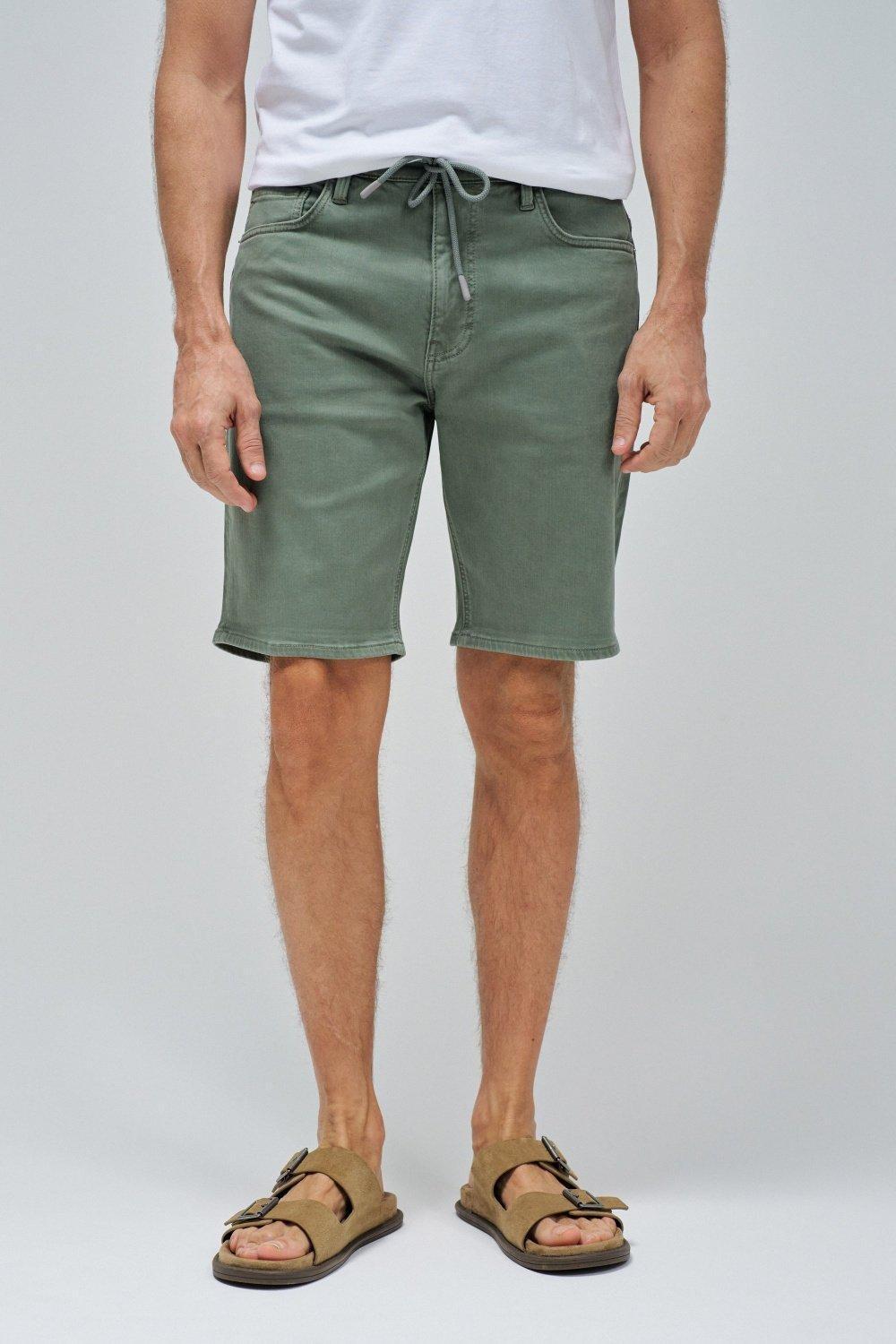 Regular S-Activ Shorts With Drawstring, Green, medium