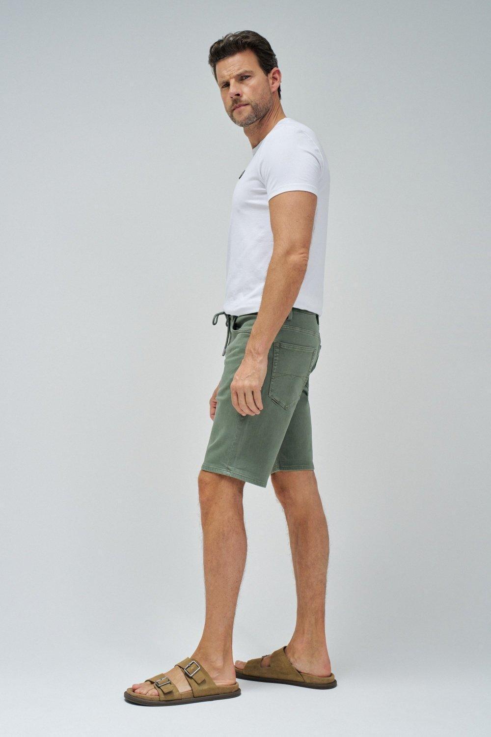 Regular S-Activ Shorts With Drawstring, Green, medium