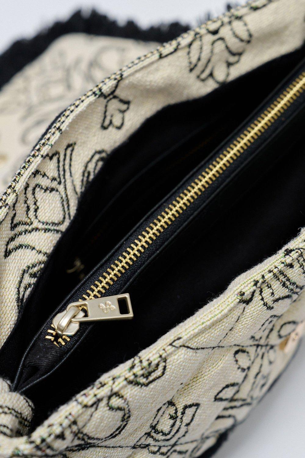 Fringe Tassel Handmade Bag, 2101_110, large image number 1