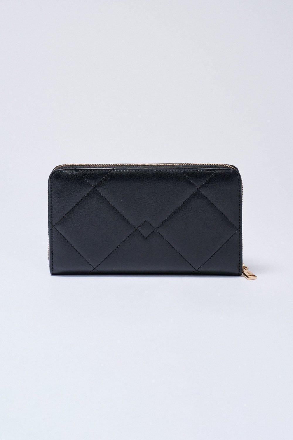 Leather Crossbody Bag, Black, large image number 3