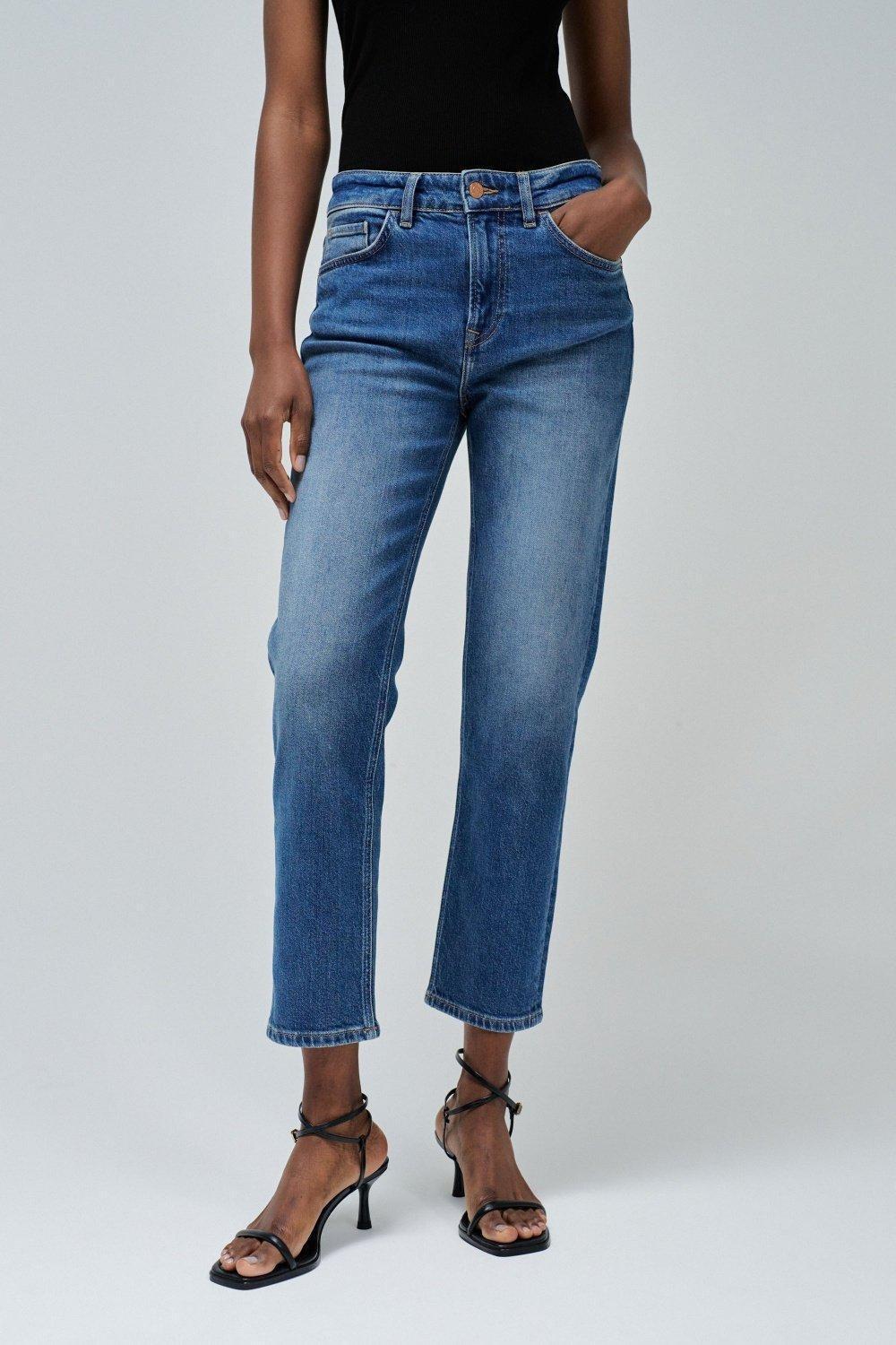 Jeans True Cropped Slim, Navy, large image number 0