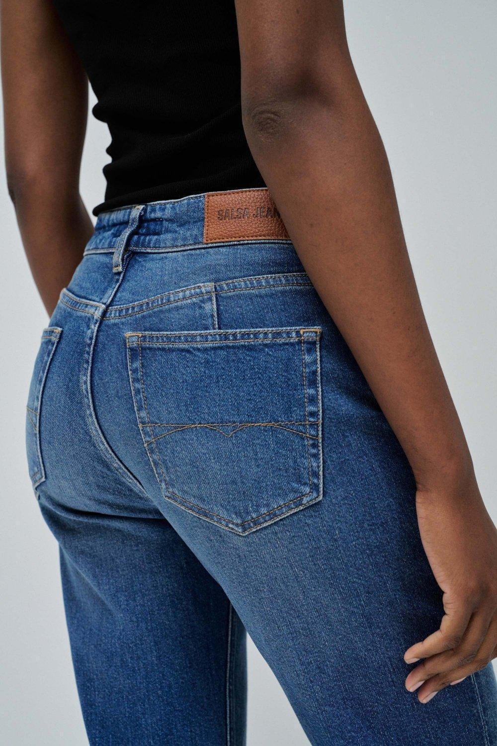 Jeans True Cropped Slim, Navy, large image number 4