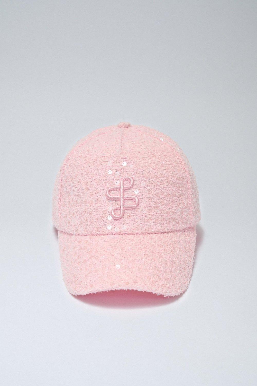 Pink Tweed Cap, 2101_611, large image number 0