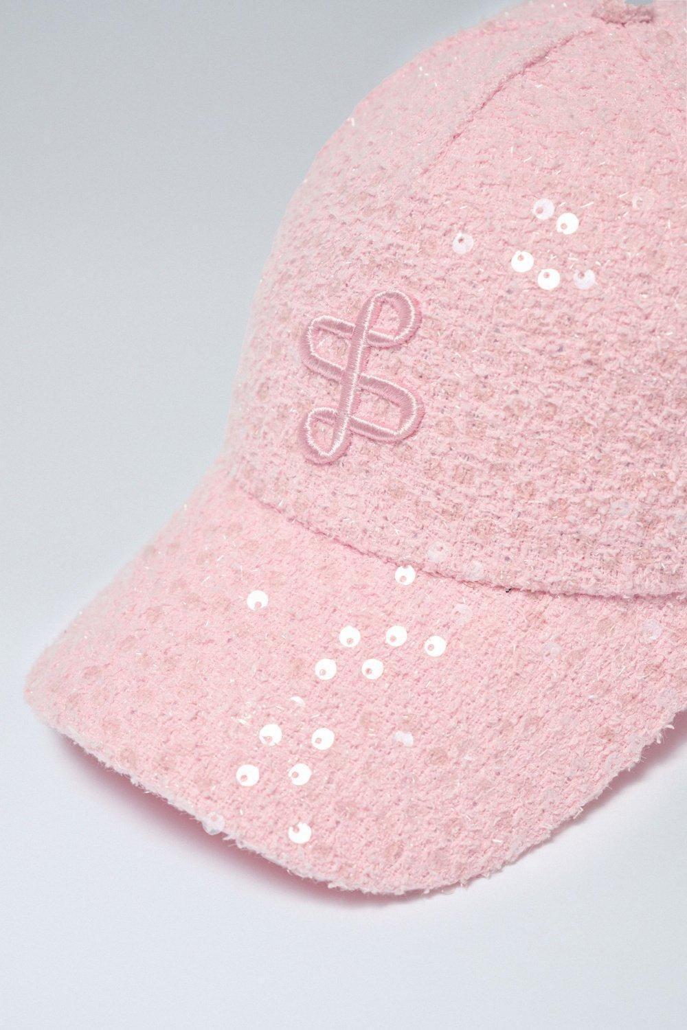 Pink Tweed Cap, 2101_611, large image number 4