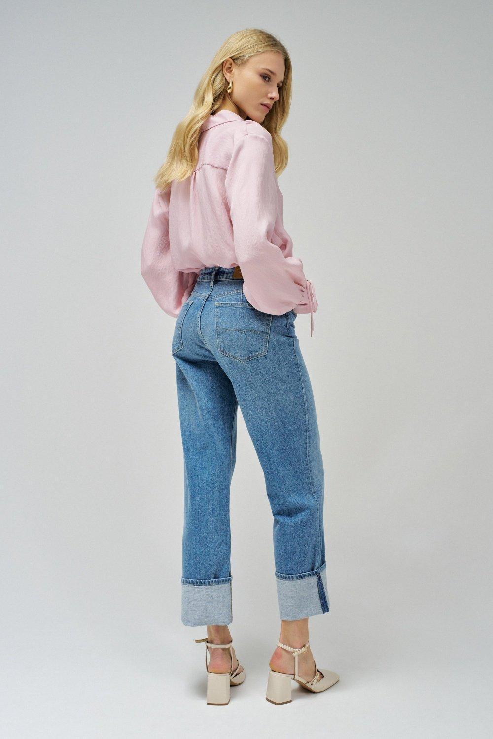 Straight Jeans, Blue, large image number 3