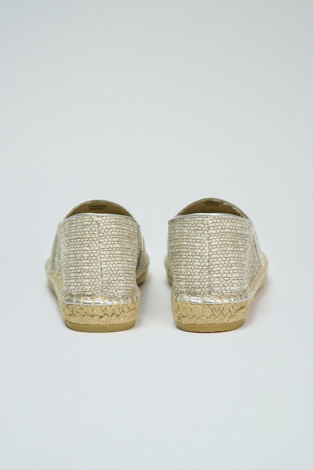 Beige Espadrilles With Denim Detail, , large image number 4