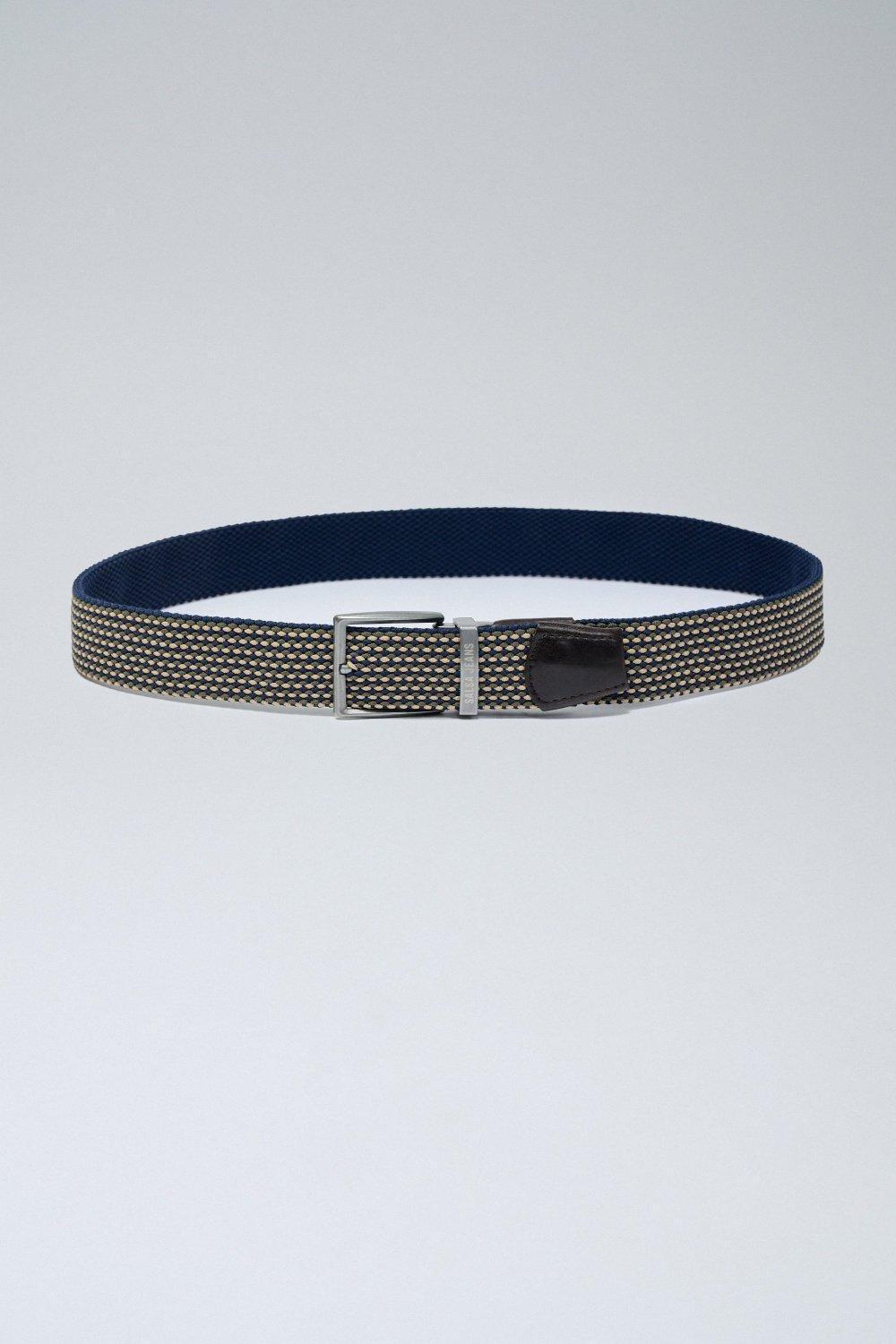 Braided Belt, Blue, large image number 0