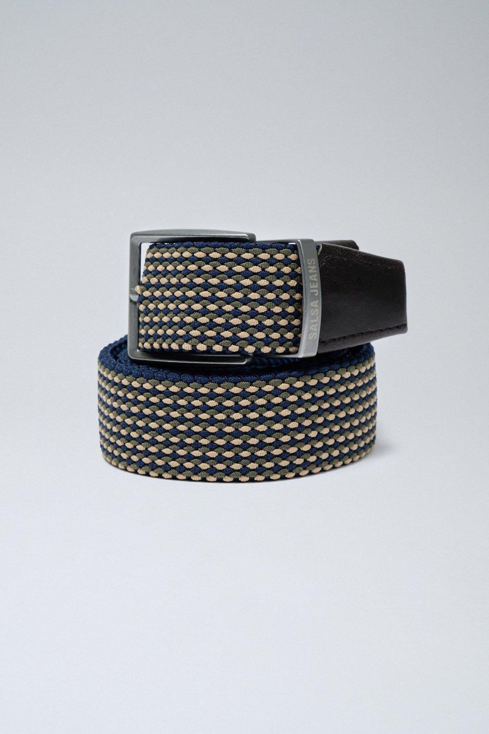 Braided Belt, Blue, large image number 2