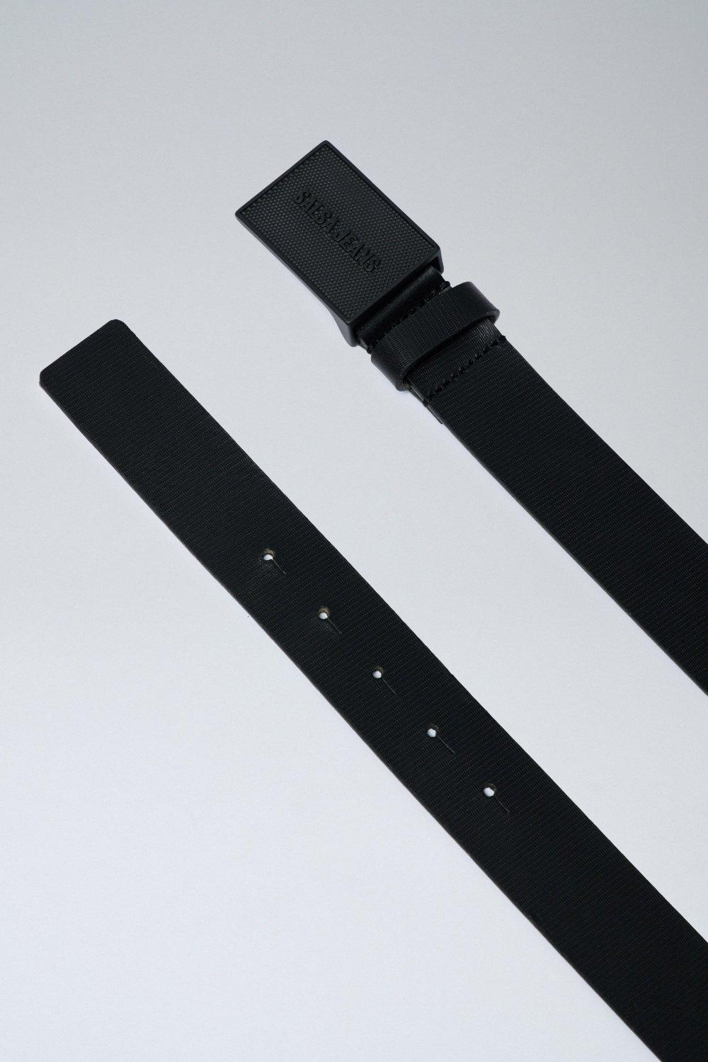 Square Buckle Salsa Jeans, Black, large image number 4