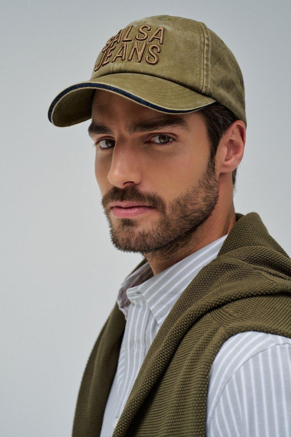 Green Embroidered Baseball Cap, 2101_530, large image number 1