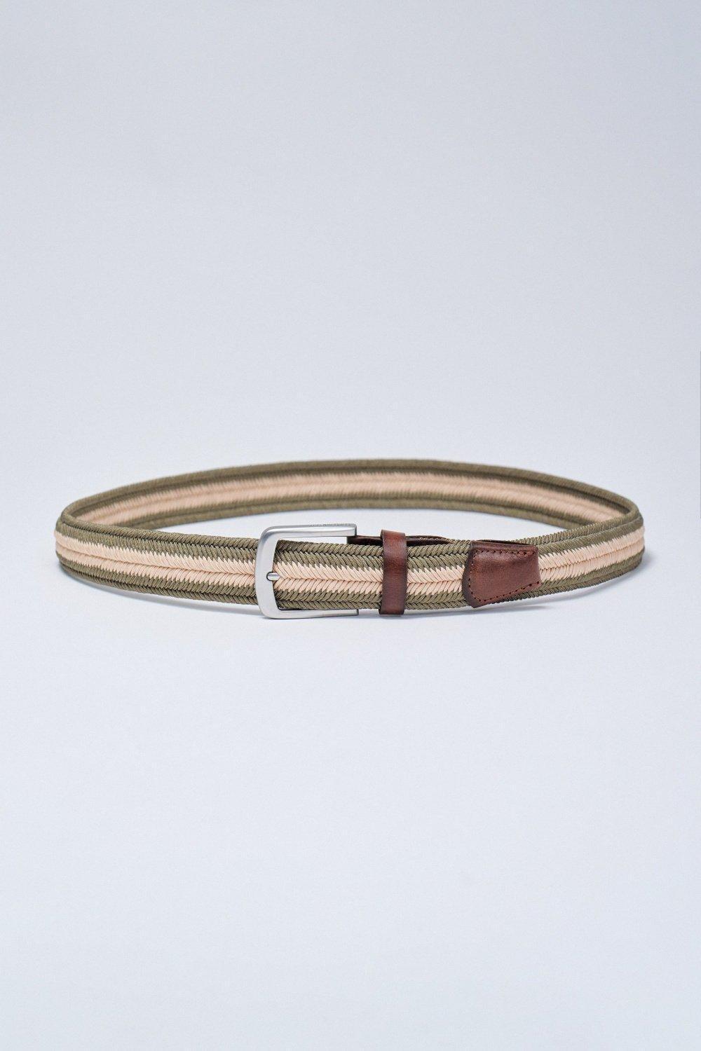 BLUE RAFFIA BELT, , medium