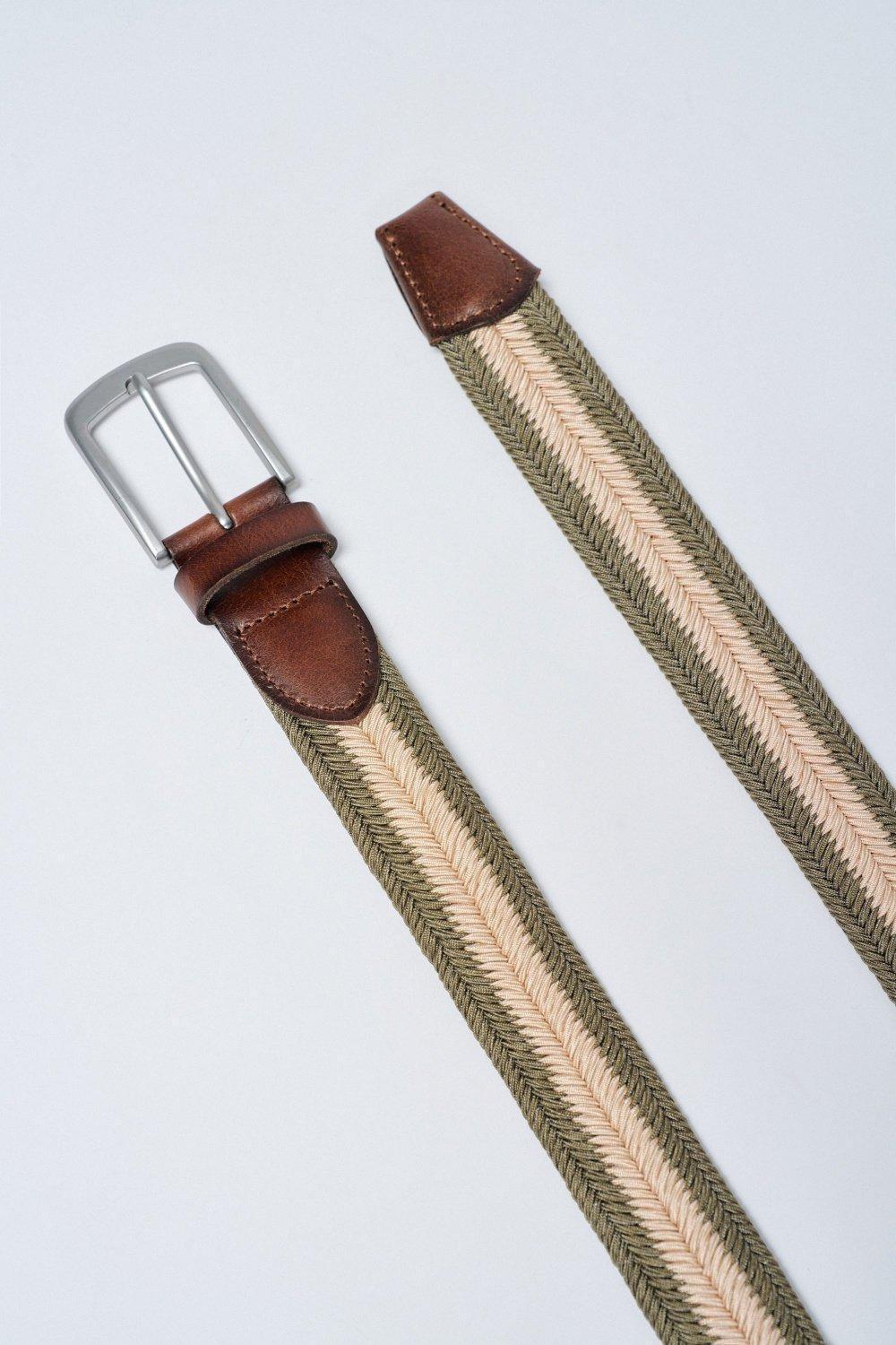 Raffia Belt, Blue, large image number 4