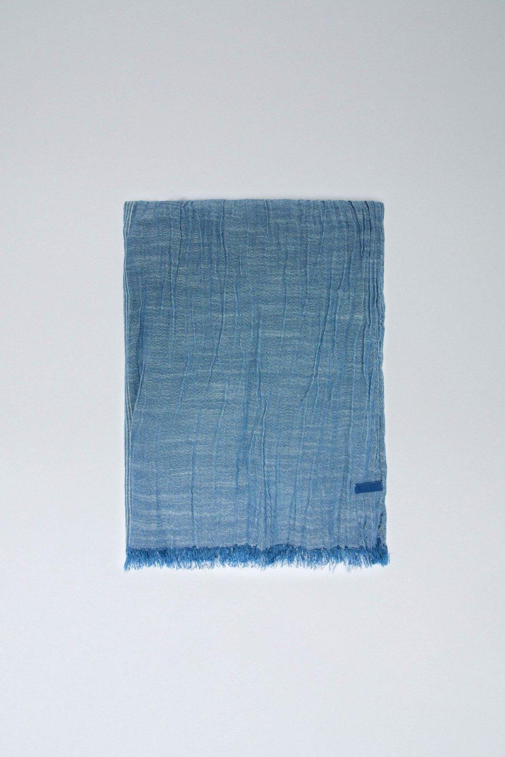 Striped Scarf, Blue, large image number 0