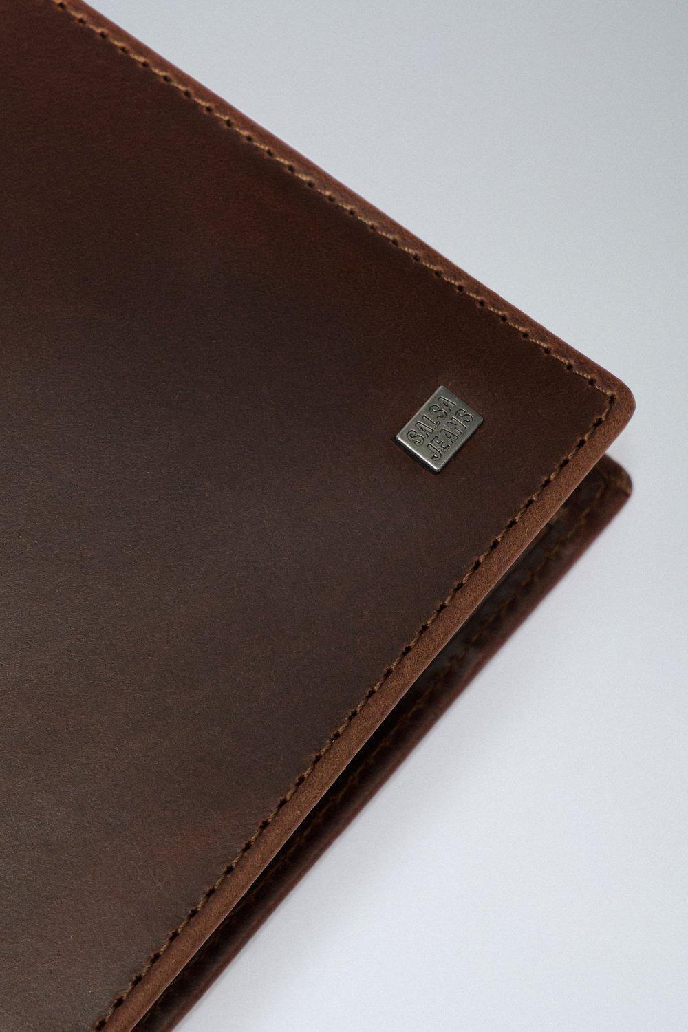 Brown Leather Bi-Fold Wallet, 2101_930, large image number 4