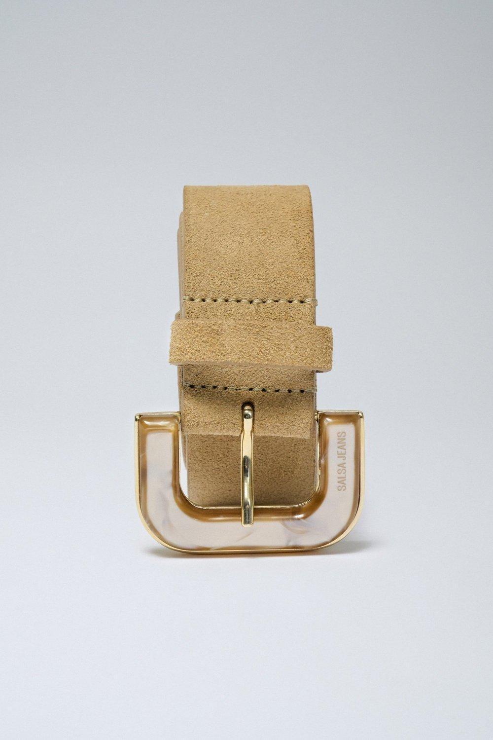 Brown Suede Belt, , large image number 3