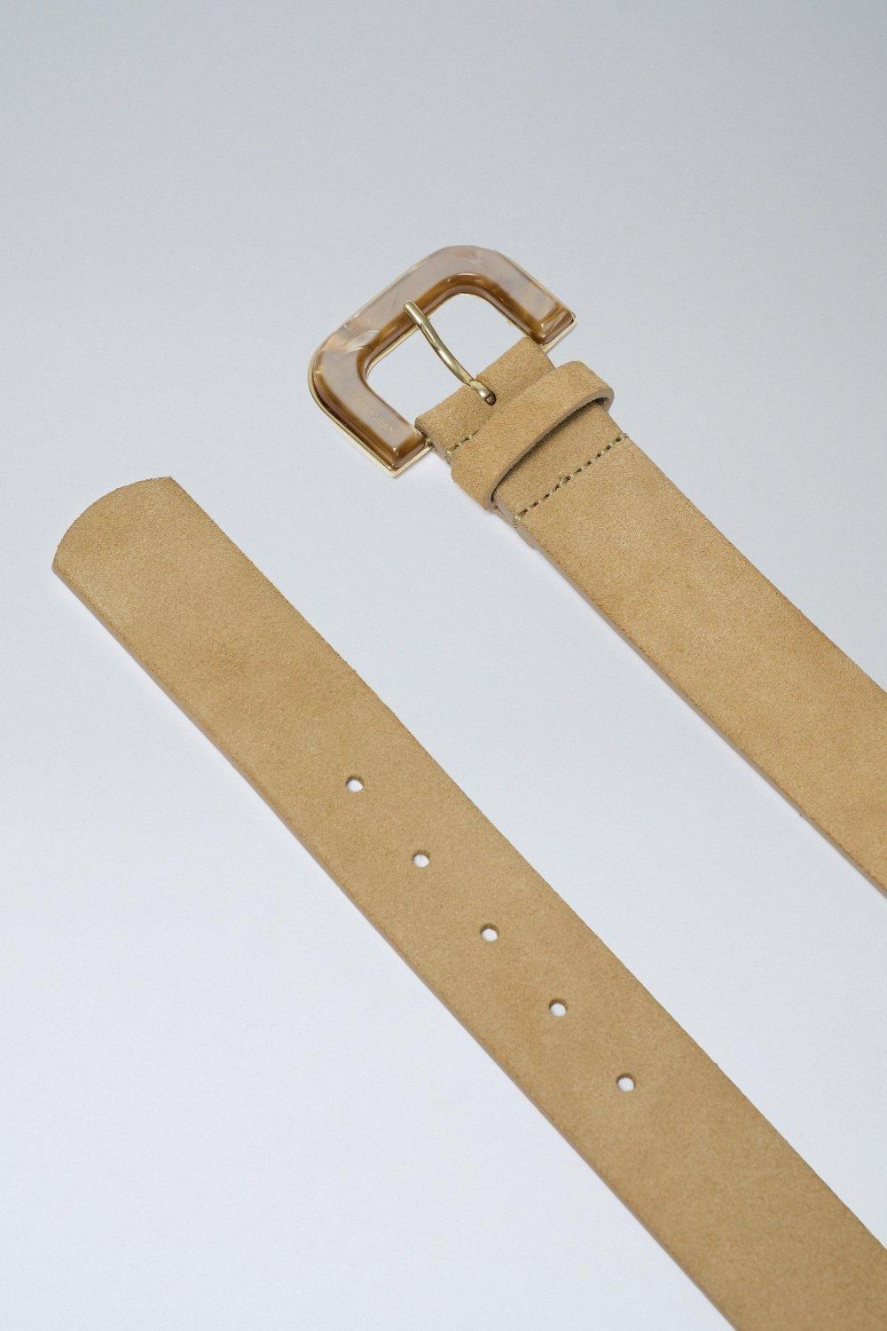 Brown Suede Belt, , large image number 4