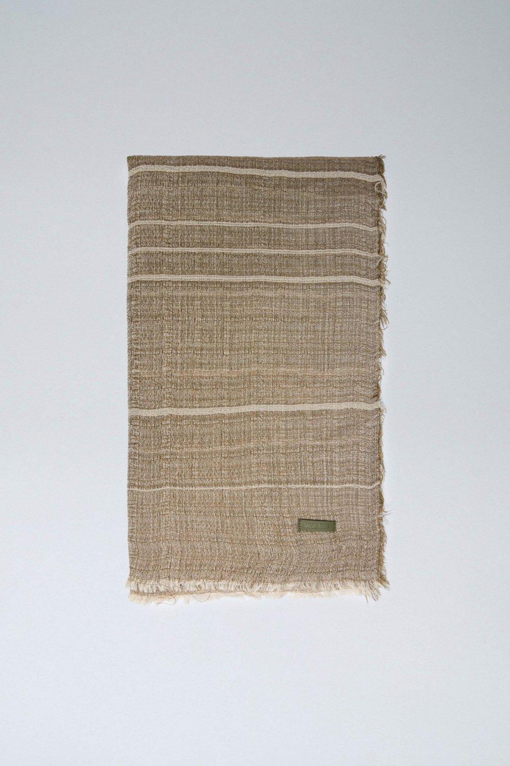 Striped Print Rectangle Scarf, 2101_530, large image number 0