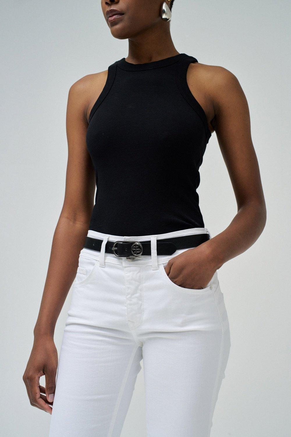 Leather Belt With Branding, 2101_000, large image number 1