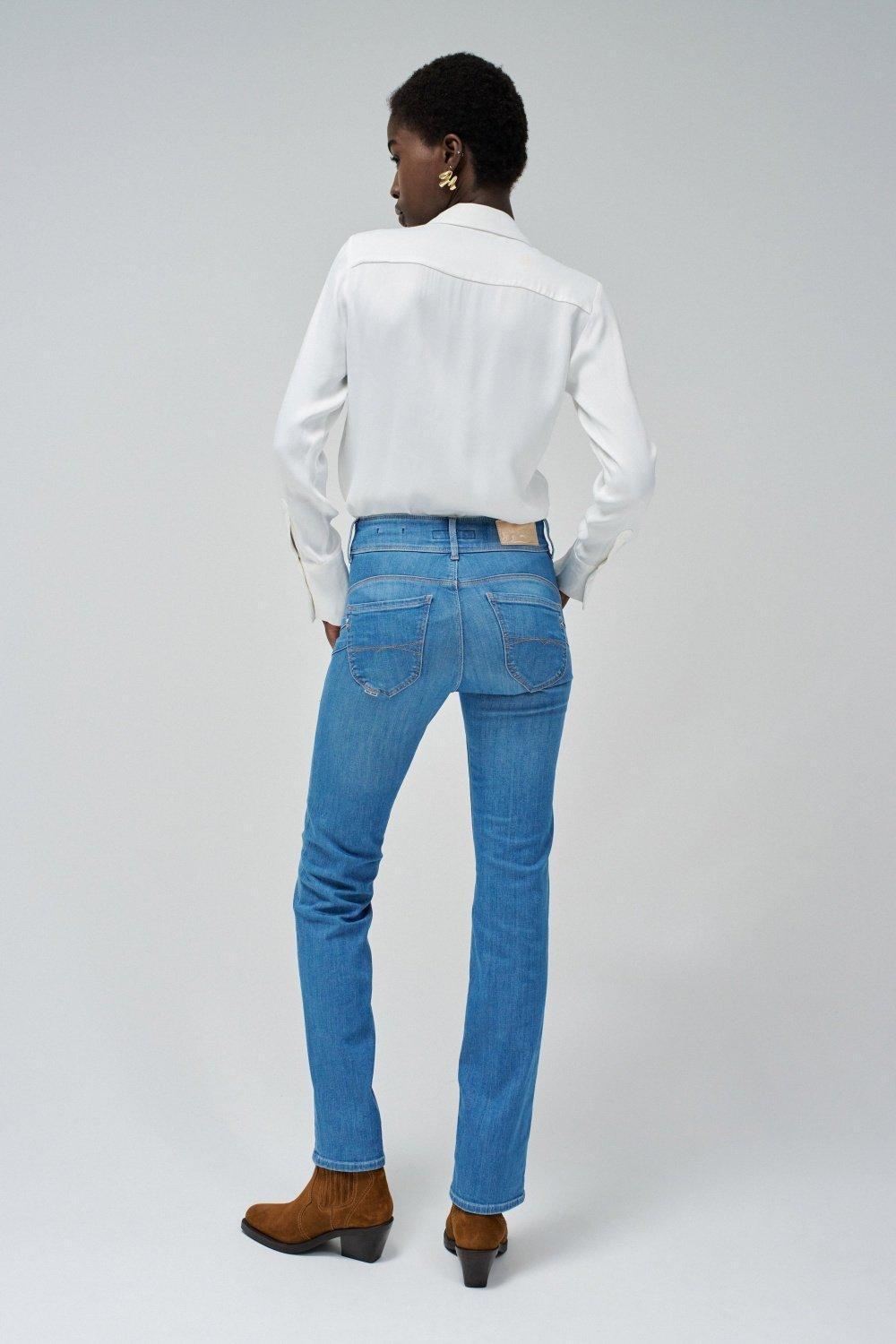 Blue Plain Straight Leg, , large image number 3