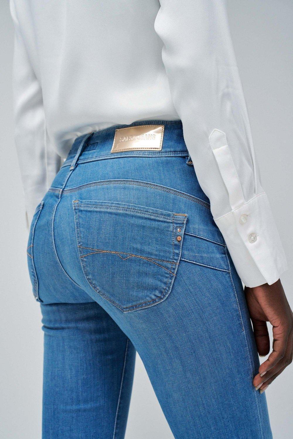 Blue Plain Straight Leg, , large image number 4