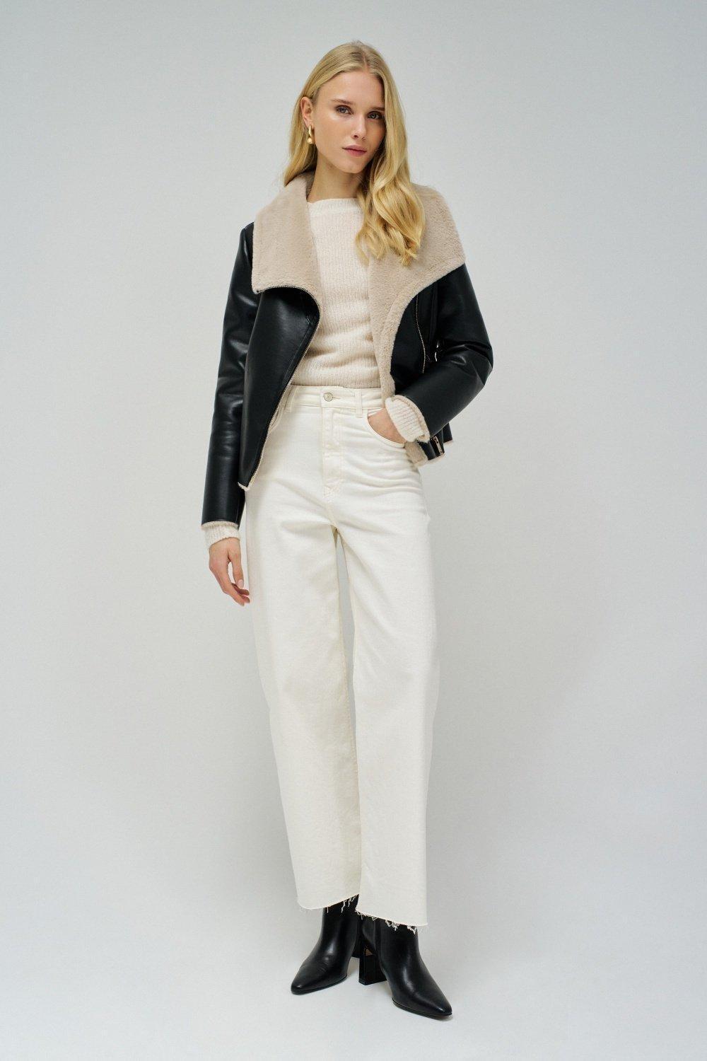 Black Fur Jacket, , large image number 1