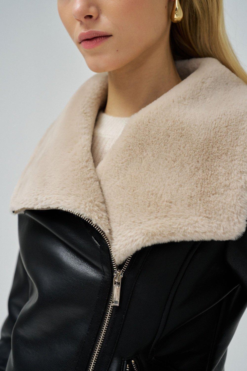 Black Fur Jacket, , large image number 4