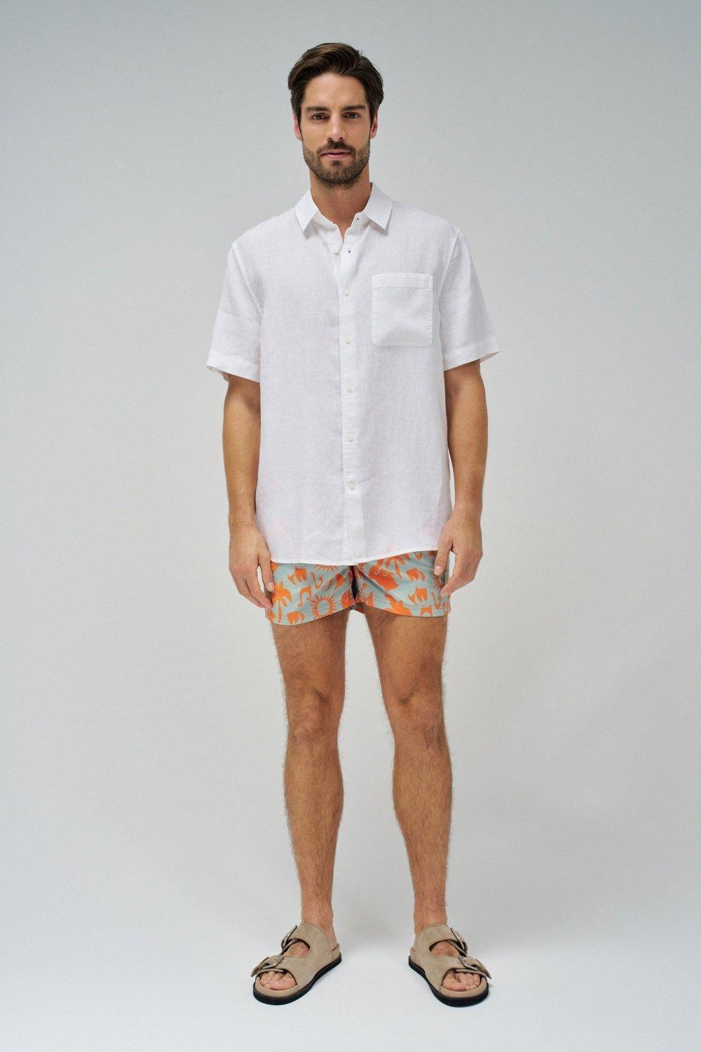 Swim Shorts, Turquoise, large image number 1