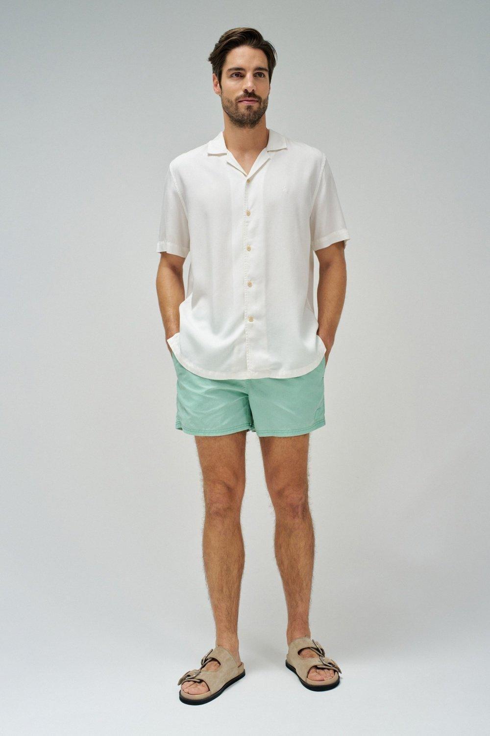 Swim Shorts, Green, medium