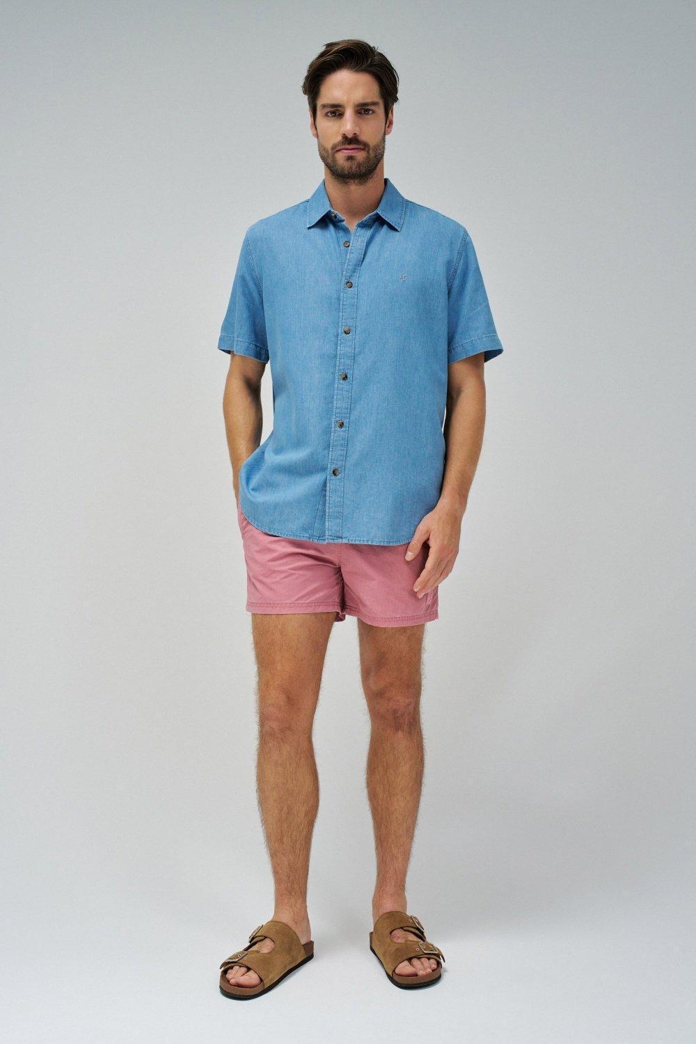 Swim Shorts, Pink, medium