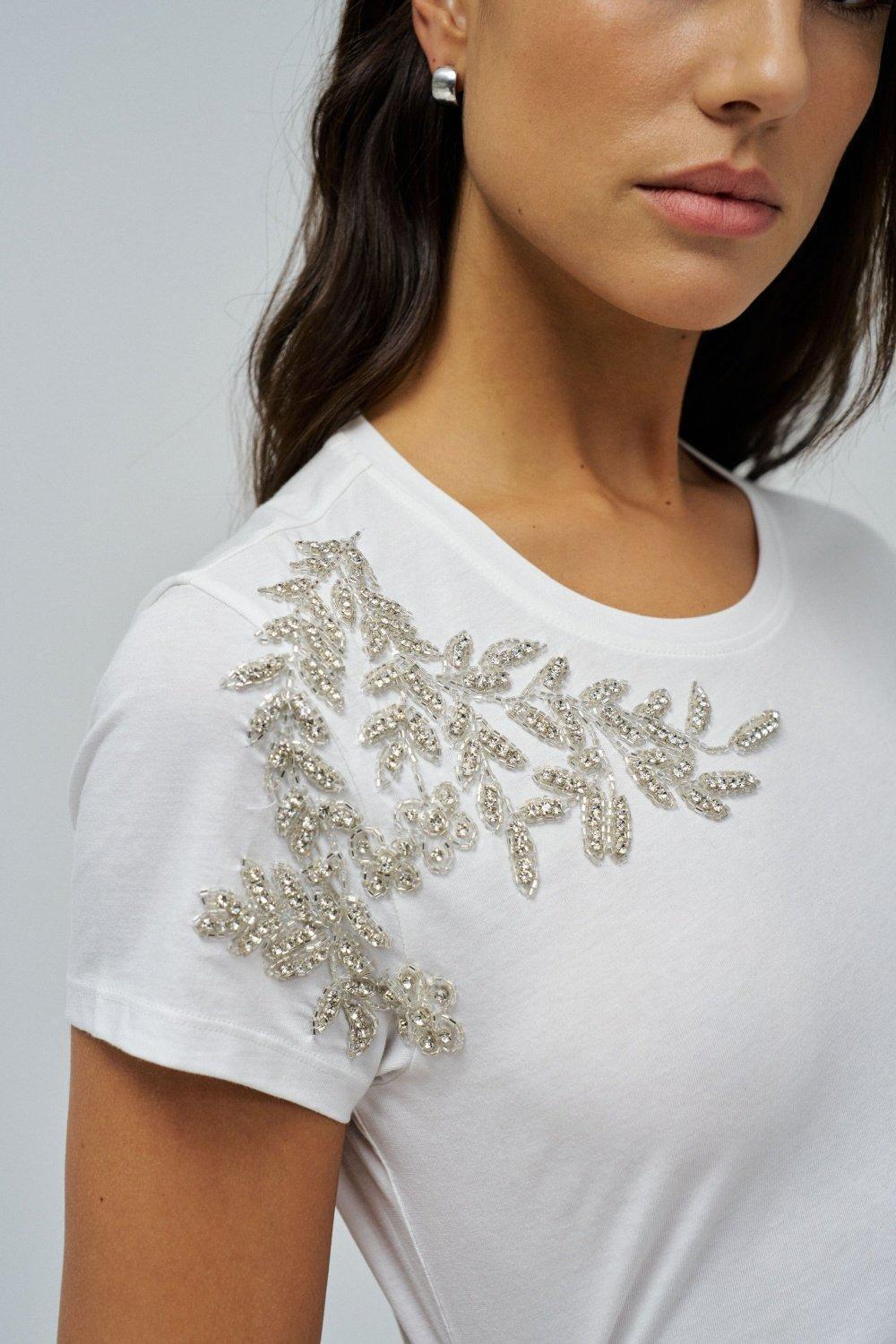 White Embroidered Floral Bohemian, , large image number 4