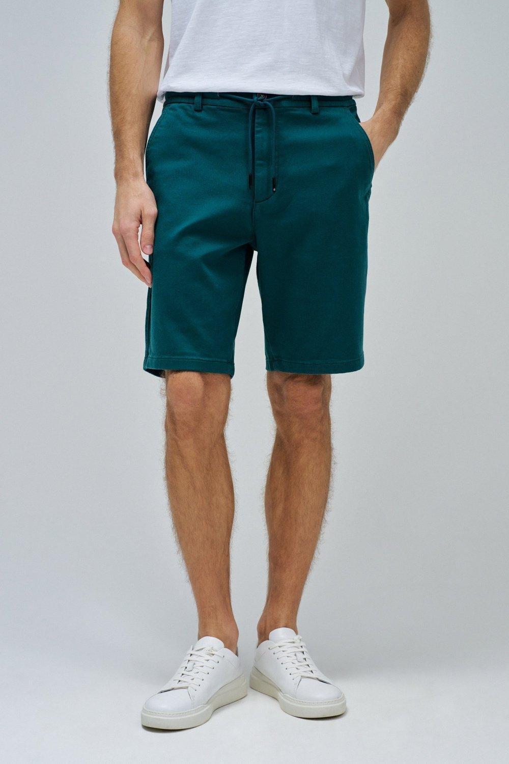 Solid Lounge Shorts, Green, medium
