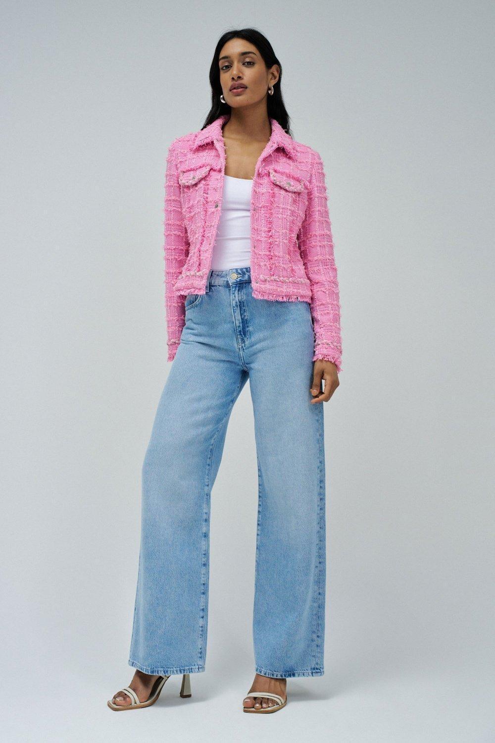 Pink Tweed Jacket, , large image number 1