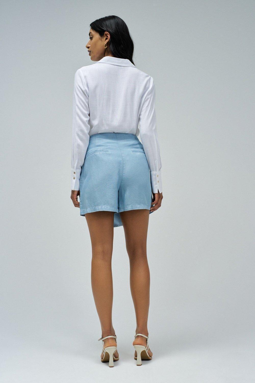Skort In Light Denim&nbsp;, Blue, large image number 3