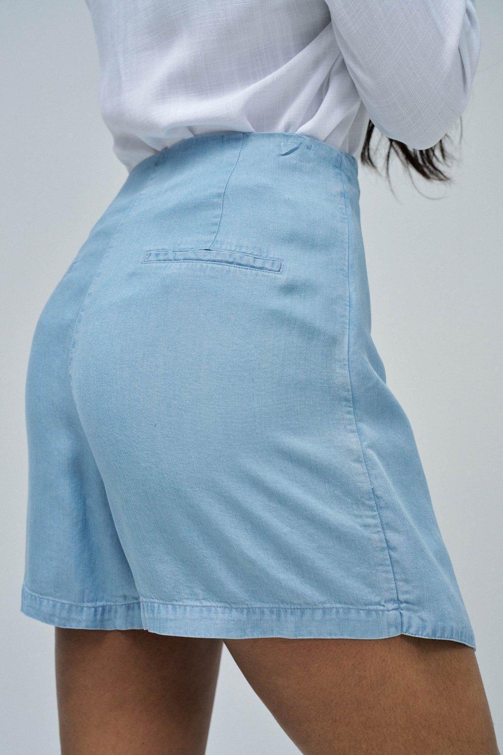 Skort In Light Denim&nbsp;, Blue, large image number 4